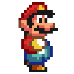 Super Mario running